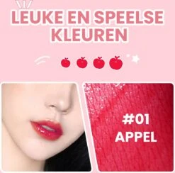 01 Appel - Lip Tint - Lip Stain - Lip Tattoo - Lip Tint Korean - Lip And Cheek Tint - Waterproof Lipstick - Waterproof Lip Tint - Watervaste Lip Tint Lippenstift -Lip Make-Up 1200x1187 1